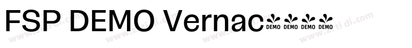 FSP DEMO Vernac字体转换 FSP DEMO Vernac字体转换